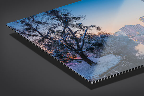 Acrylic Glass | Winter sunrise in Hannover