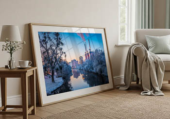 Wall Art | Winter sunrise in Hannover