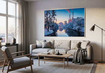 Wall Art | Winter sunrise in Hannover