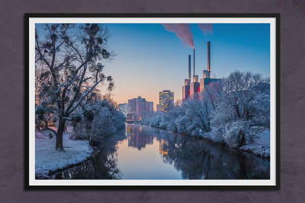Fine Art Print | Winter sunrise in Hannover