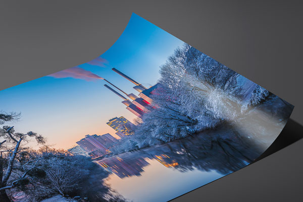 Fine Art Print | Winter sunrise in Hannover