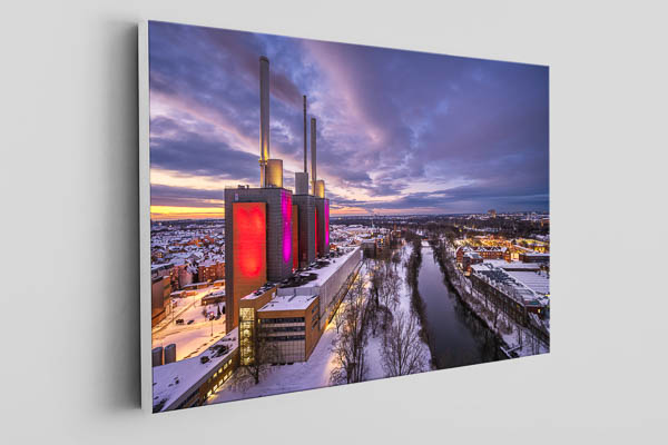 Canvas | Winter sunset in Hannover