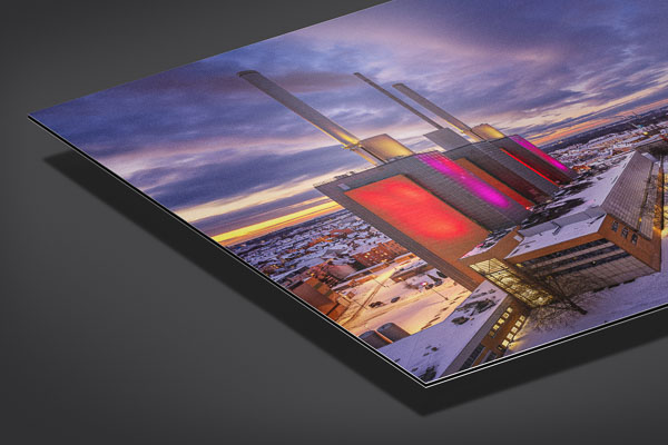 Metal Print | Winter sunset in Hannover