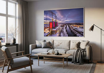 Wall Art | Winter sunset in Hannover