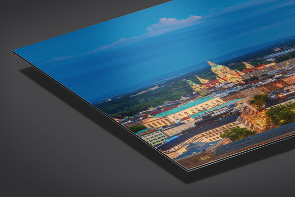 Metal Print | Skyline panorama of Hannover at night