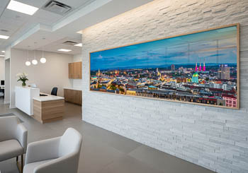 Wall Art | Skyline panorama of Hannover at night