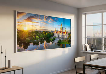 Wandbild | Panorama vom Neuen Rathaus in Hannover