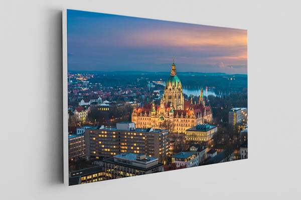 Canvas | Aerial view of the Town Hall of Hannover