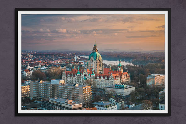 Poster / Kunstdruck | Rathaus von Hannover
