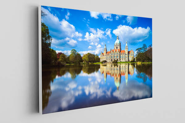 Leinwand | Rathaus von Hannover an einem sonnigen Tag