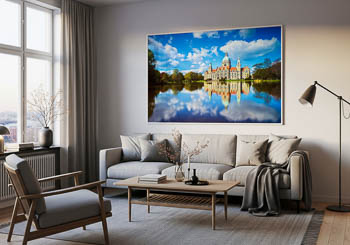 Wandbild | Rathaus von Hannover an einem sonnigen Tag