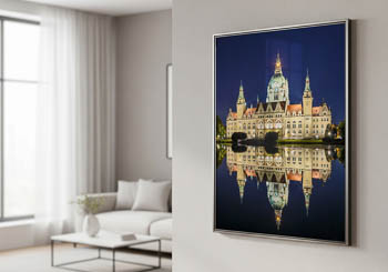 Wall Art | Town Hall of Hannover at night