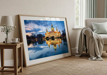 Wall Art | Town Hall of Hannover at night