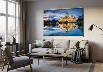 Wall Art | Town Hall of Hannover at night