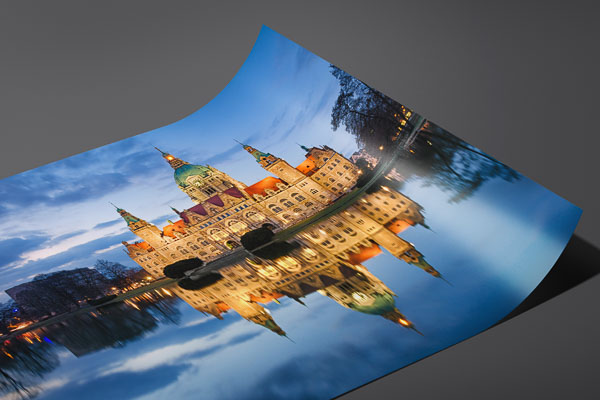 Fine Art Print | Town Hall of Hannover at night