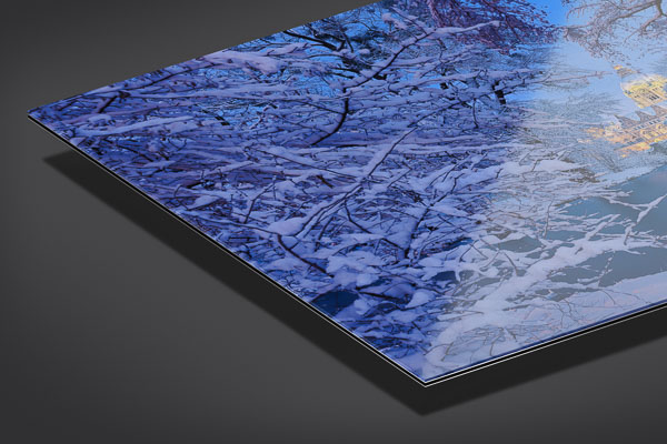 Acrylic Glass - Town Hall of Hannover in winter