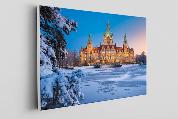 Leinwand | Rathaus von Hannover im Winter