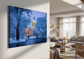 Wall Art | Town Hall of Hannover in winter