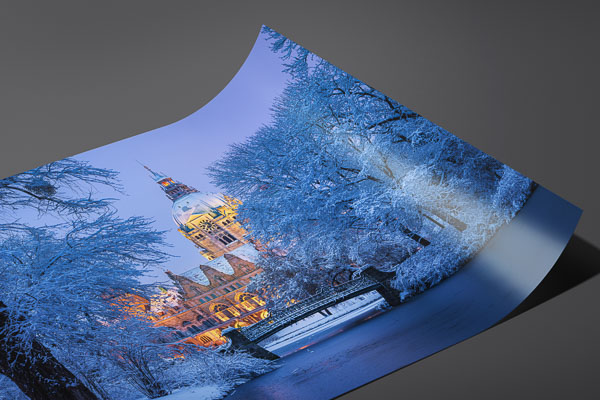 Fine Art Print | Town Hall of Hannover in winter