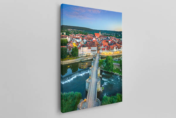 Leinwand | Hannoversch Münden Altstadt bei Nacht