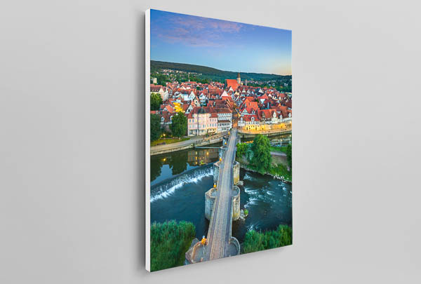 Leinwand | Hannoversch Münden Altstadt bei Nacht