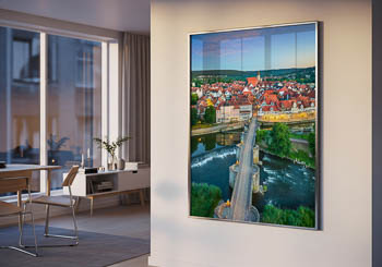 Hannoversch Münden Altstadt bei Nacht | Wandbild Mockup