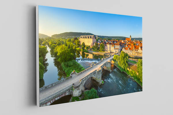 Leinwand | Hannoversch Münden Altstadt Luftaufnahme
