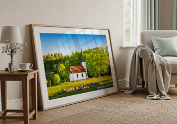 Wandbild | Holzkirche Elend im Harz