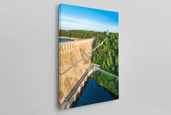 Leinwand | Rappbodetalsperre im Harz