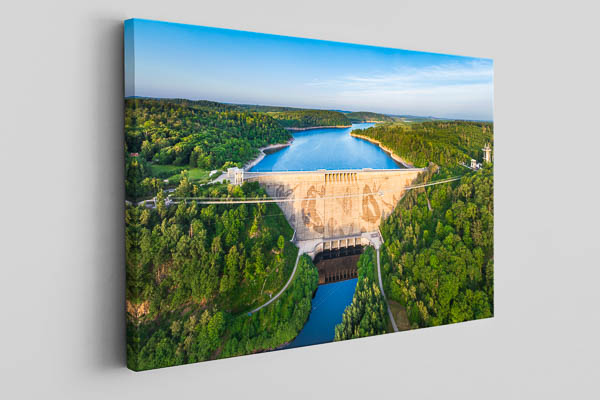 Leinwand | Rappbodetalsperre im Harz Gebirge