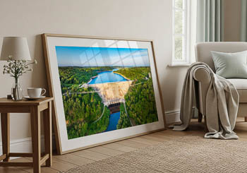 Wandbild | Rappbodetalsperre im Harz Gebirge