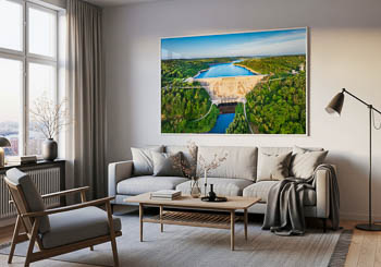 Wandbild | Rappbodetalsperre im Harz Gebirge