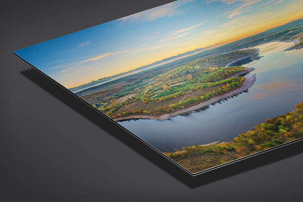 Metal Print | Aerial view of Rotestein in Harz