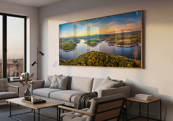 Wall Art | Aerial view of Rotestein in Harz