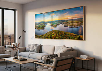 Wandbild | Luftaufnahme vom Rotestein im Harz