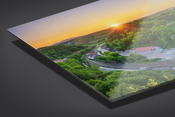 Acrylglas | Rübeland im Harz bei Sonnenuntergang