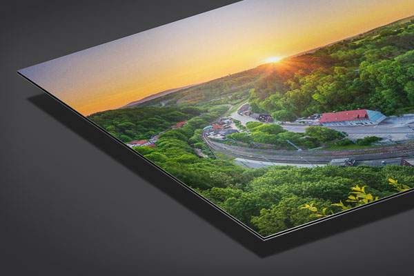 Alu-Dibond | Rübeland im Harz bei Sonnenuntergang