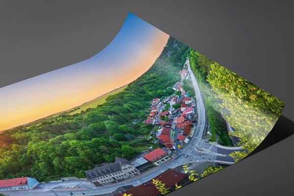 Kunstdruck / Poster | Rübeland im Harz bei Sonnenuntergang