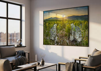 Wall Art | Schnarcherklippen in Harz at sunset