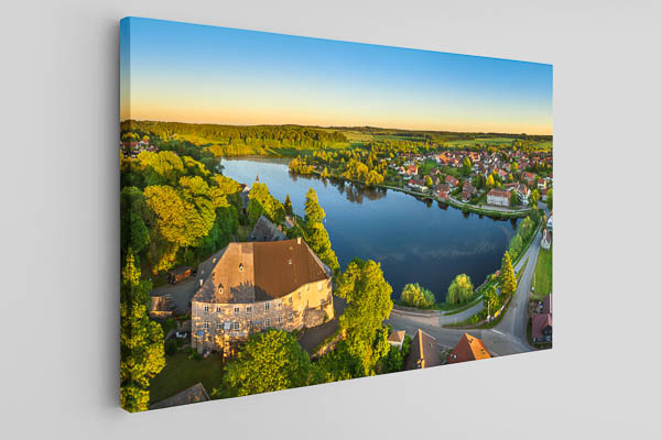 Canvas | Panorama of Stiege Castle in Harz