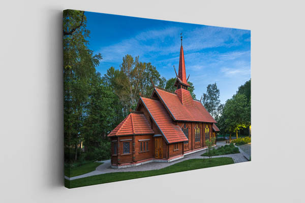 Leinwand | Stabkirche Stiege im Harz