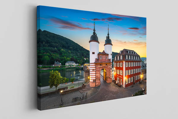 Canvas | Bridge gate in Heidelberg