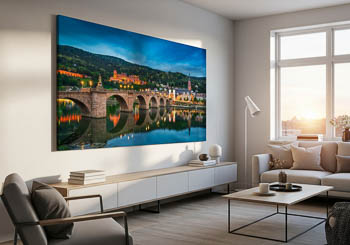 Wandbild | Alte Brücke und Schloss in Heidelberg