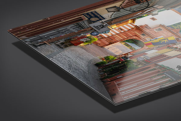 Acrylic Glass | Old town and bridge gate in Heidelberg