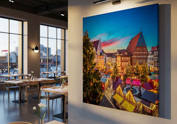 Wandbild | Weihnachtsmarkt in Hildesheim