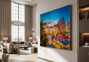 Wandbild | Weihnachtsmarkt in Hildesheim