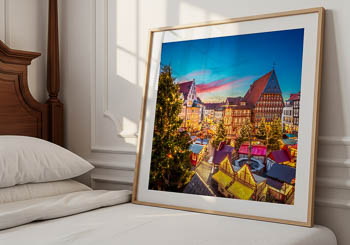Wall Art | Christmas market in Hildesheim