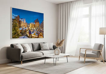 Wall Art | Christmas market in Hildesheim