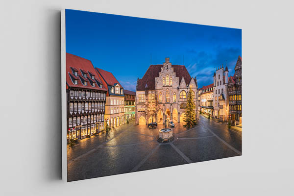 Canvas | Market square and Town Hall of Hildesheim