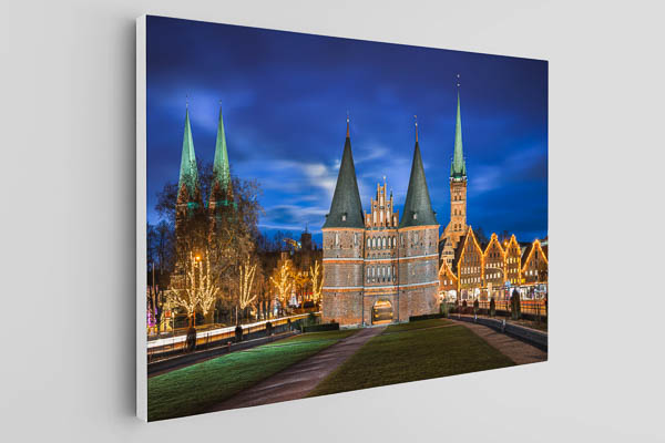 Canvas - Holstentor in Lübeck